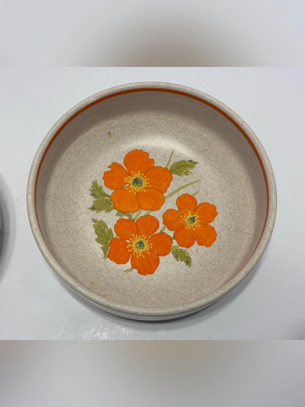 Set Of 2 Vintage Lenox Temperware FIRE FLOWER 6 Inch Bowls USA